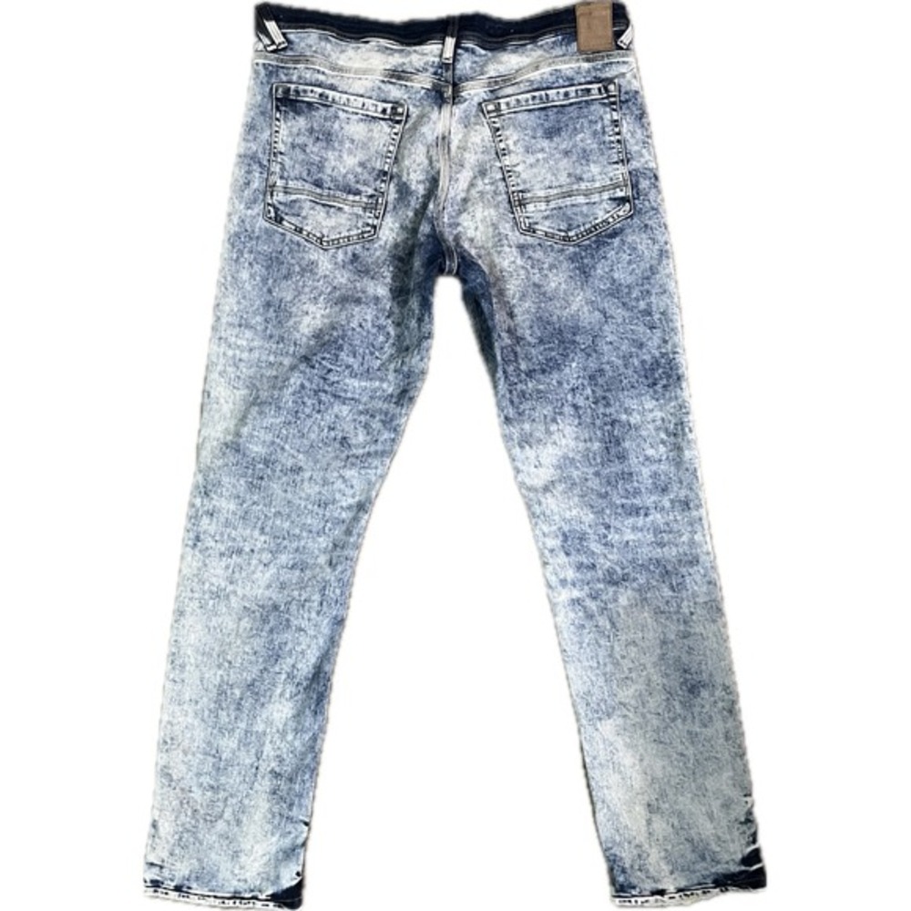 Sean John Mercer Slim Straight Stretch Denim Jeans Blue Wash 40x32 Y2K‎
